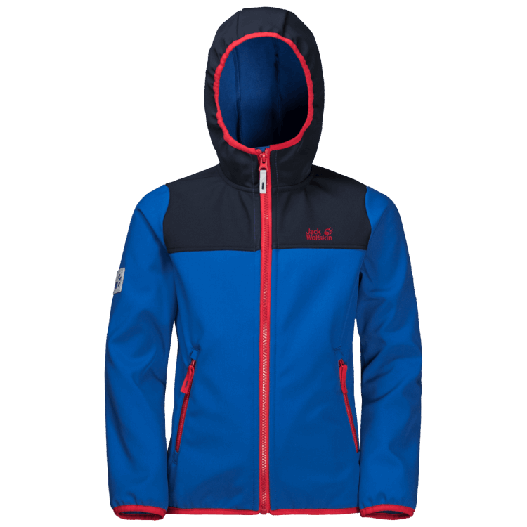 Coastal Blue Kid's Fourwinds Jacket Brand Jack Wolfskin