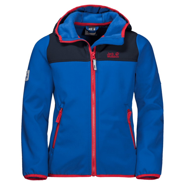 Coastal Blue Kid's Fourwinds Jacket Brand Jack Wolfskin