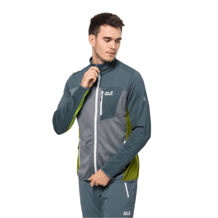 Brand Jack Wolfskin Origin Men's Milford Sky Fleece Storm Grey
