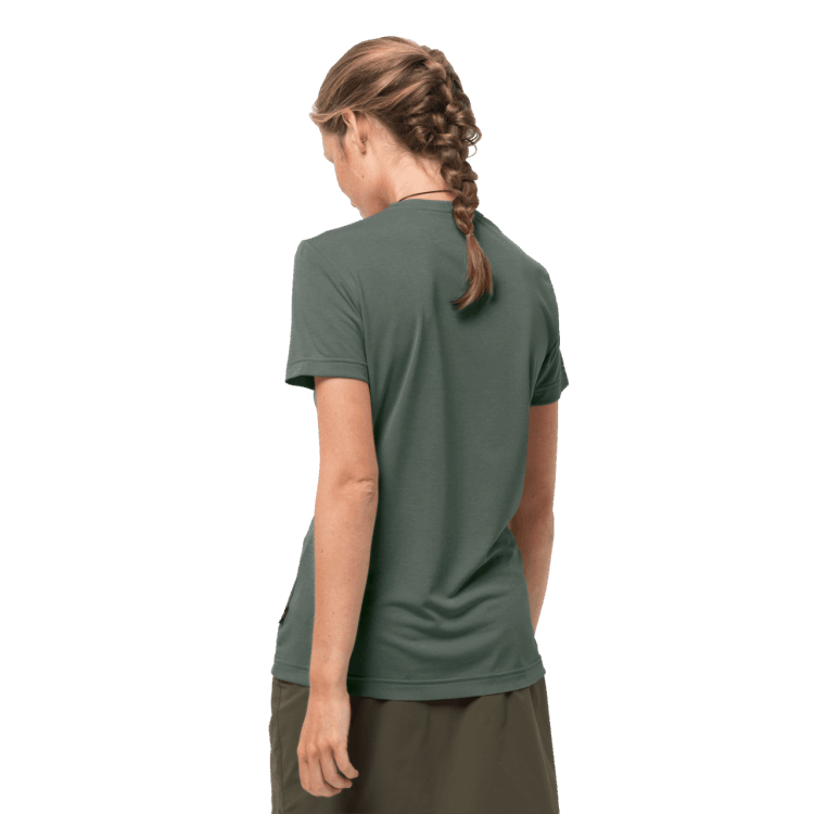 Best Women's Crosstrail T Brand Jack Wolfskin Hedge Green