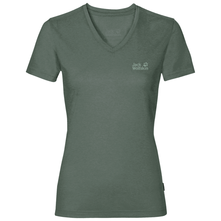 Best Women's Crosstrail T Brand Jack Wolfskin Hedge Green