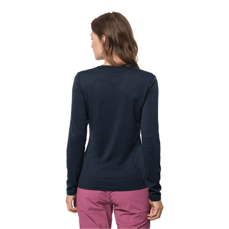 Women's Sky Thermal Ls T Brand Jack Wolfskin Fashion Night Blue