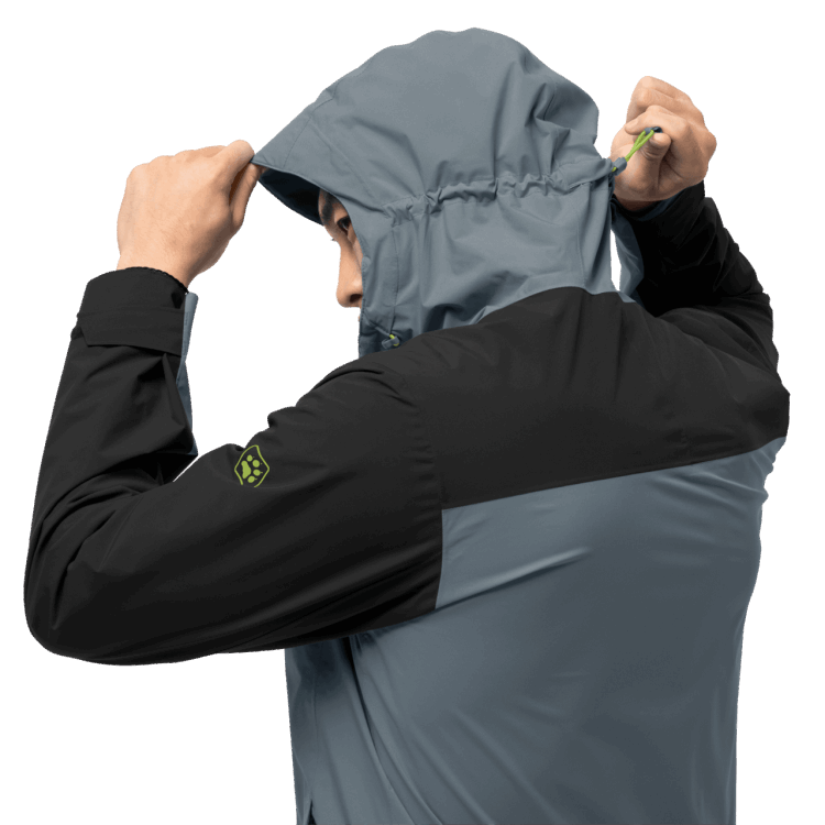 Storm Grey Fashion Brand Jack Wolfskin Men's Go Hike Jacket