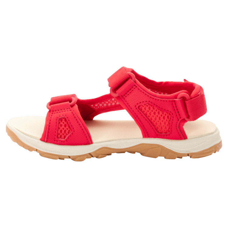 Kid's Taraco Beach Sandal Original Brand Jack Wolfskin Red-Champagne