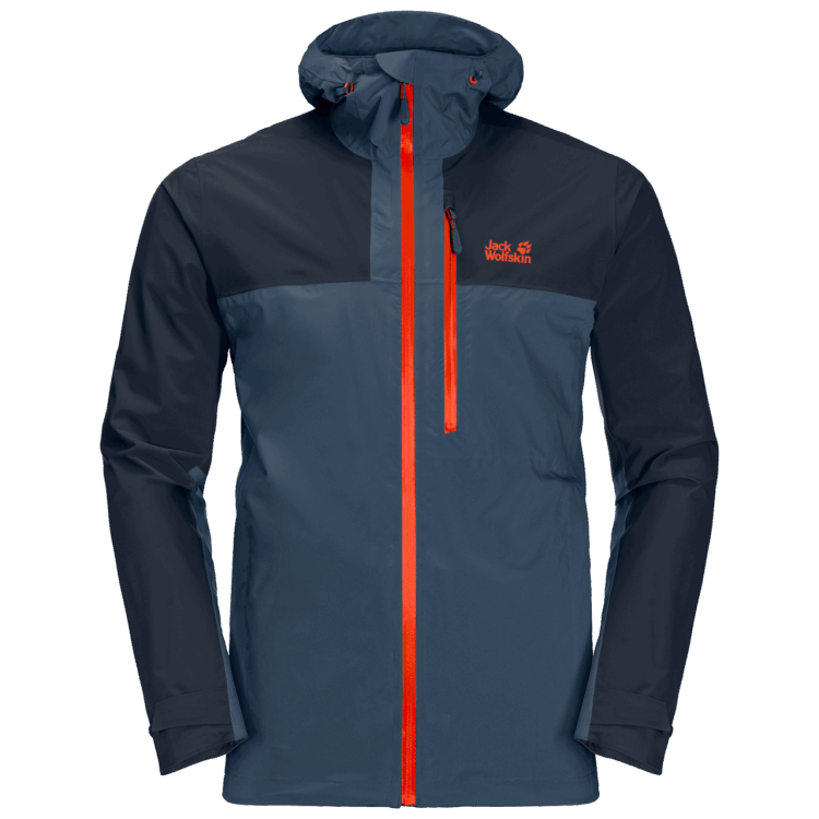 Thunder Blue Brand Jack Wolfskin Best Men's Go Hike Jacket