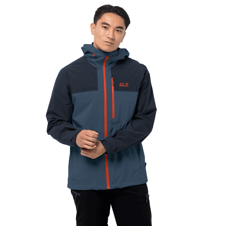 Thunder Blue Brand Jack Wolfskin Best Men's Go Hike Jacket