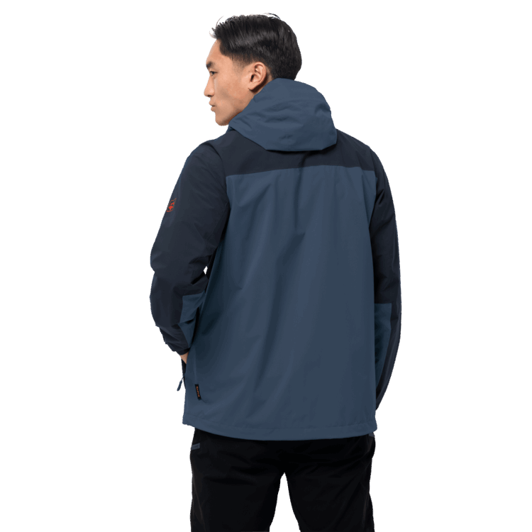 Thunder Blue Brand Jack Wolfskin Best Men's Go Hike Jacket