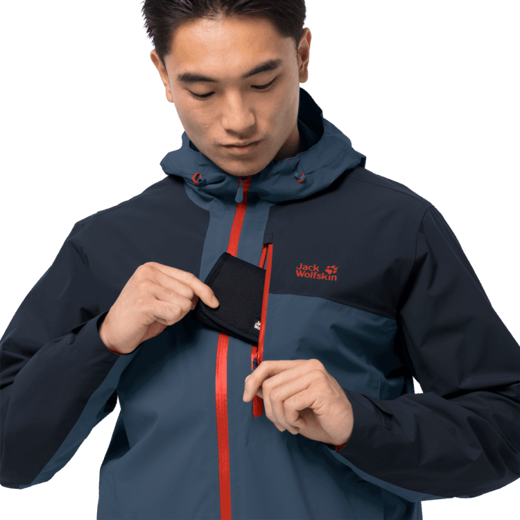Thunder Blue Brand Jack Wolfskin Best Men's Go Hike Jacket