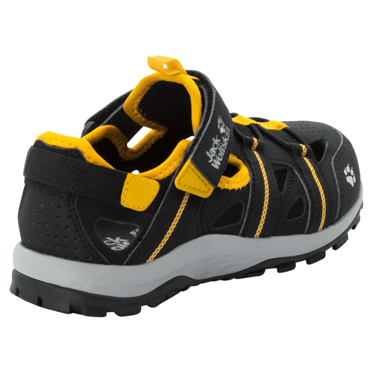Black-Burly Yellow Xt Brand Jack Wolfskin Kid's Sun Climber Brand