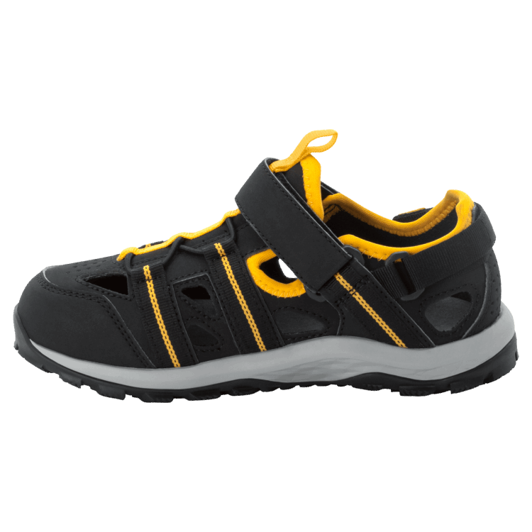 Black-Burly Yellow Xt Brand Jack Wolfskin Kid's Sun Climber Brand