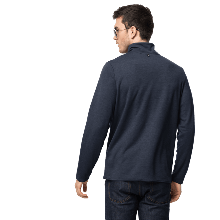 Night Blue Men's JWP Midlayer Collection Brand Jack Wolfskin