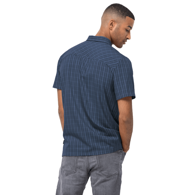 Collection Ocean Wave Checks Men's Thompson Shirt Brand Jack Wolfskin