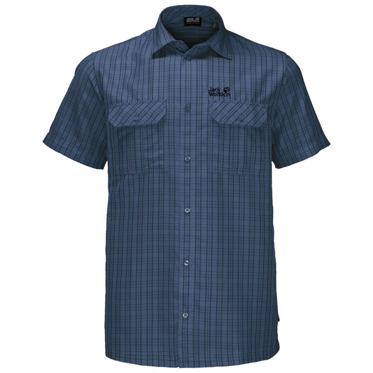 Collection Ocean Wave Checks Men's Thompson Shirt Brand Jack Wolfskin