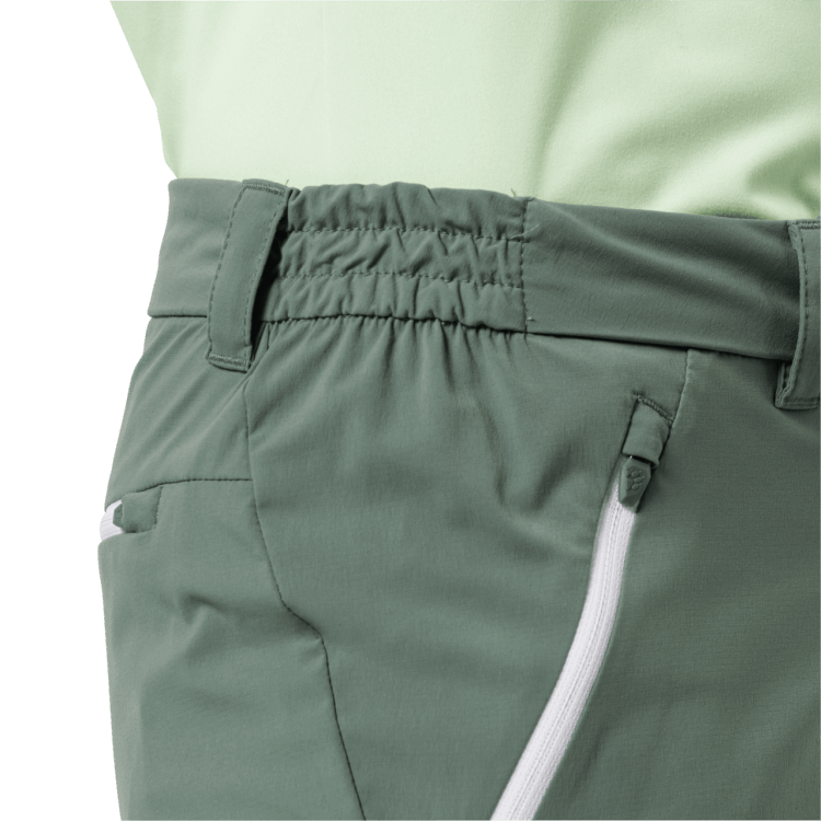 Brands Women's Overland Zip Away Hedge Green Brand Jack Wolfskin