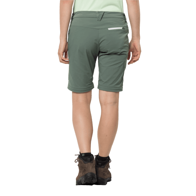 Brands Women's Overland Zip Away Hedge Green Brand Jack Wolfskin