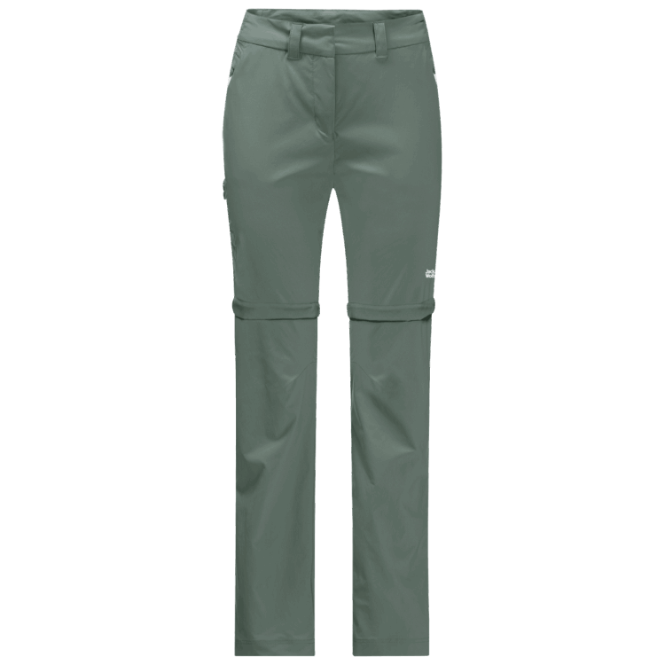 Brands Women's Overland Zip Away Hedge Green Brand Jack Wolfskin