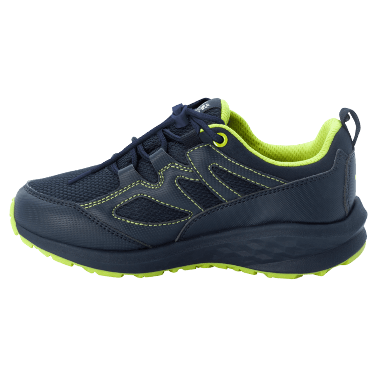 Hot Blue-Lime Brand Jack Wolfskin Kid's Unleash 4 Speed Texapore
