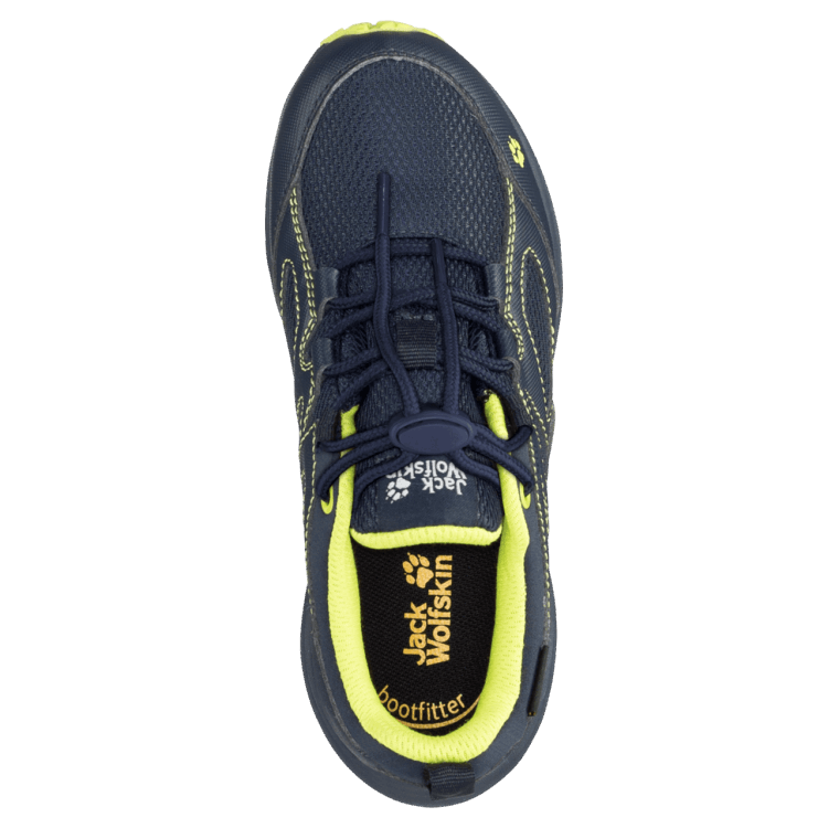 Hot Blue-Lime Brand Jack Wolfskin Kid's Unleash 4 Speed Texapore