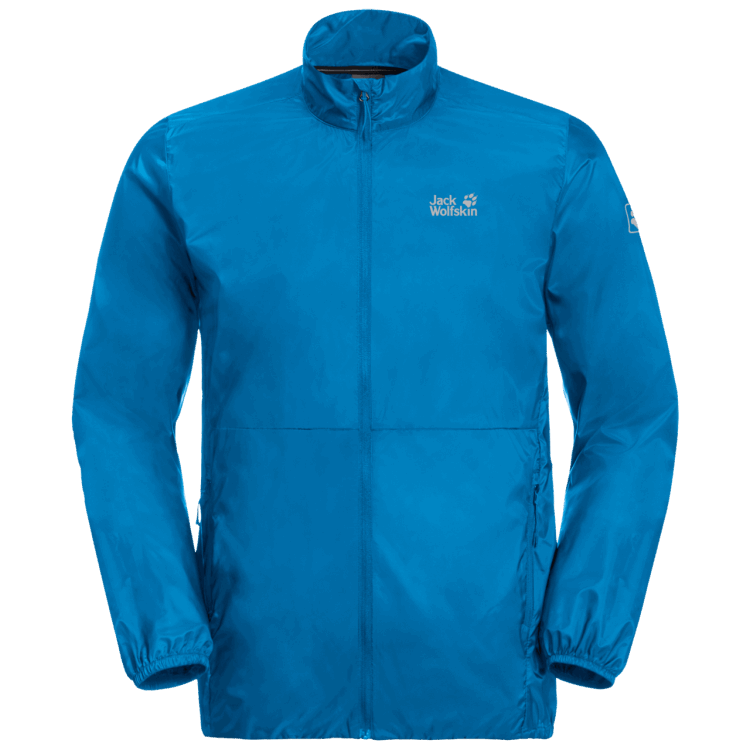 Blue Pacific Men's Pack & Go Windshell Brand Jack Wolfskin