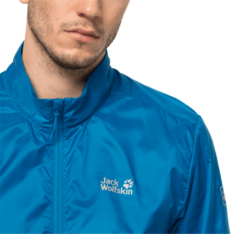Blue Pacific Men's Pack & Go Windshell Brand Jack Wolfskin