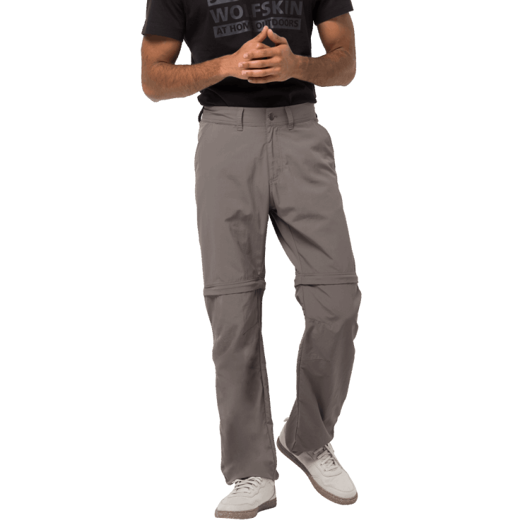 Brand Jack Wolfskin Canyon Zip Off Pants Brand Siltstone