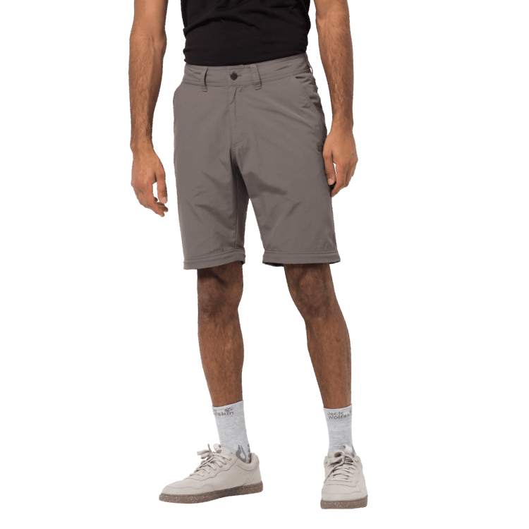 Brand Jack Wolfskin Canyon Zip Off Pants Brand Siltstone