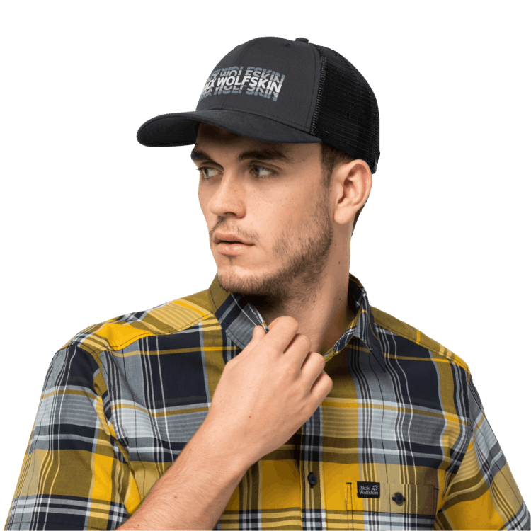 Black Collection Strobe Cap Brand Jack Wolfskin