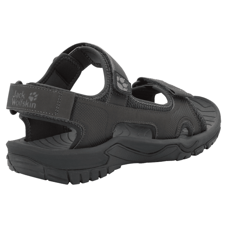 Brand Men's Lakewood Cruise Sandal Phantom Brand Jack Wolfskin