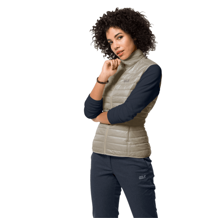 Dusty Grey Origin Women's JWP Vest Brand Jack Wolfskin