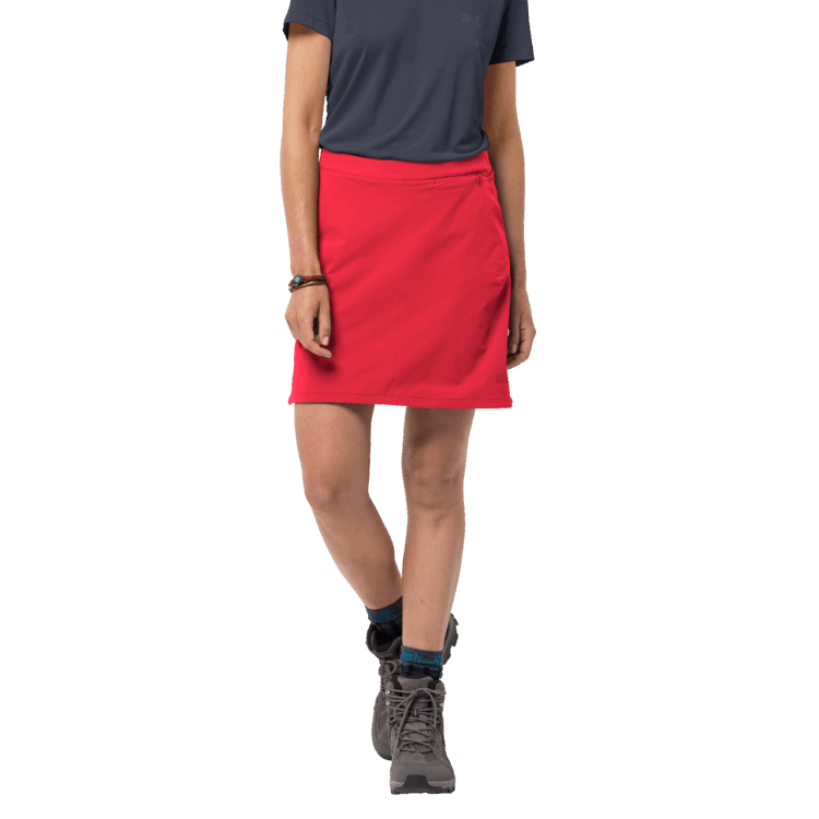 Brand Jack Wolfskin Women's Hilltop Trail Skort Tulip Red Hot