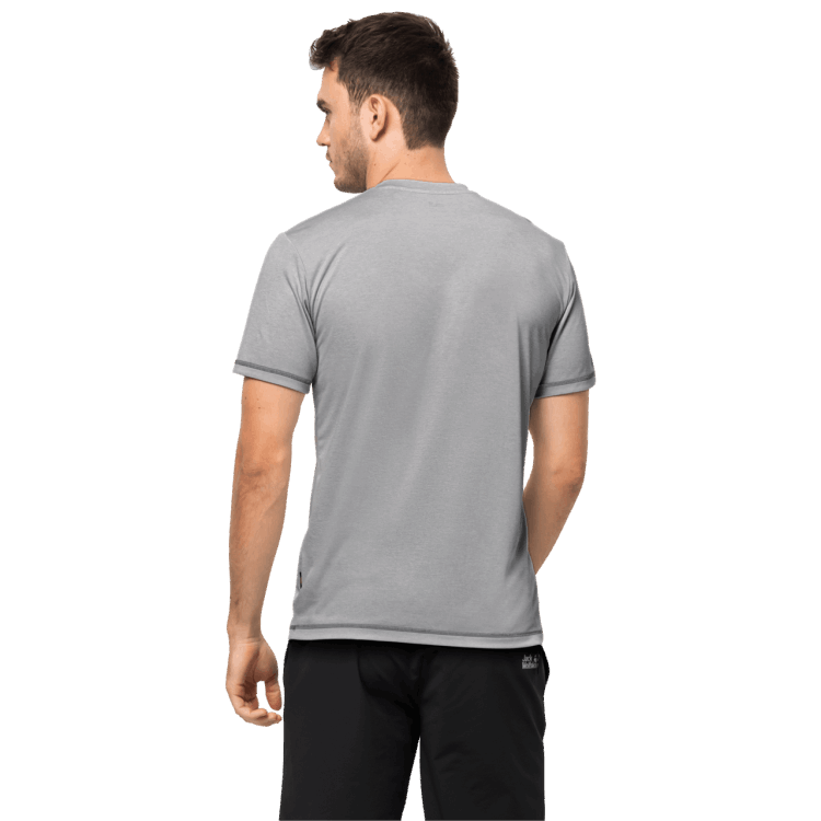 Fashion Men's Crosstrail T Brand Jack Wolfskin Silver Grey