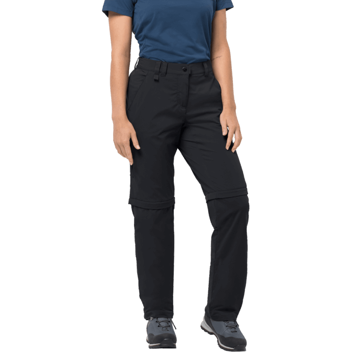 Brand Jack Wolfskin Origin Black Women's Activate Light Zip Off