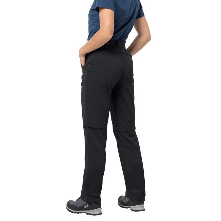 Brand Jack Wolfskin Origin Black Women's Activate Light Zip Off