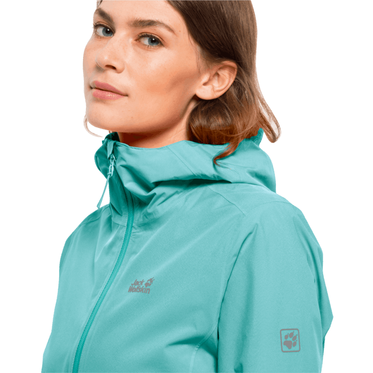 New Peppermint Women's Pack & Go Shell Brand Jack Wolfskin