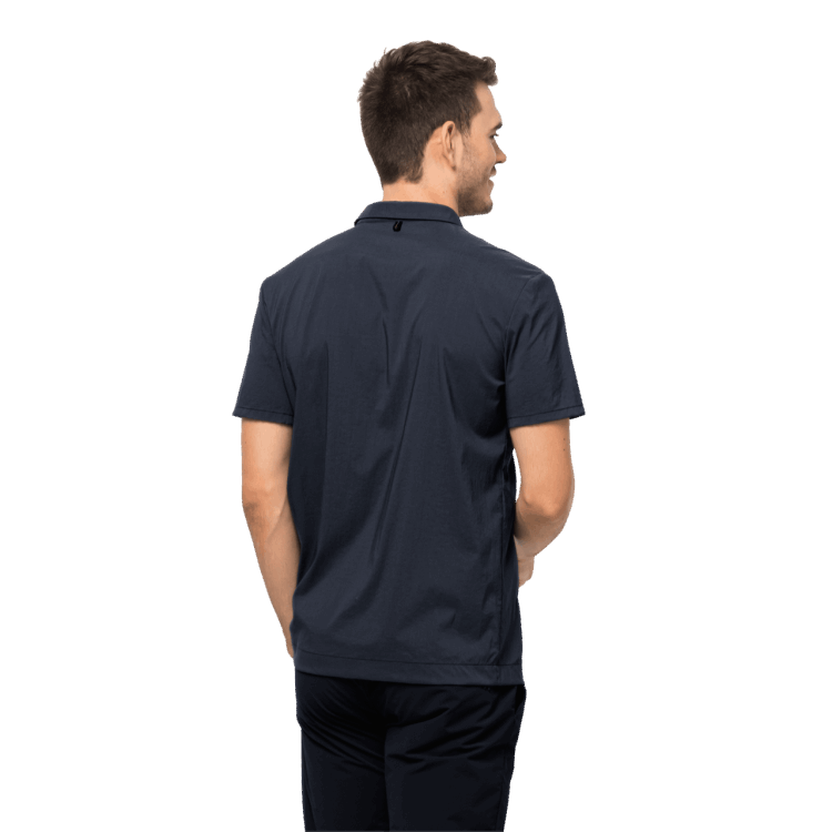 Men's Pack & Go Shirt Night Blue Brand Brand Jack Wolfskin