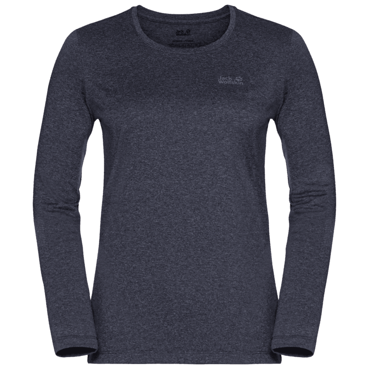 Women's Sky Thermal Ls T Origin Brand Jack Wolfskin Graphite