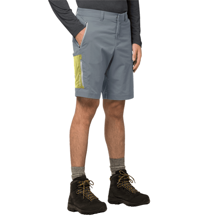 Men's Overland Shorts Storm Grey New Brand Jack Wolfskin