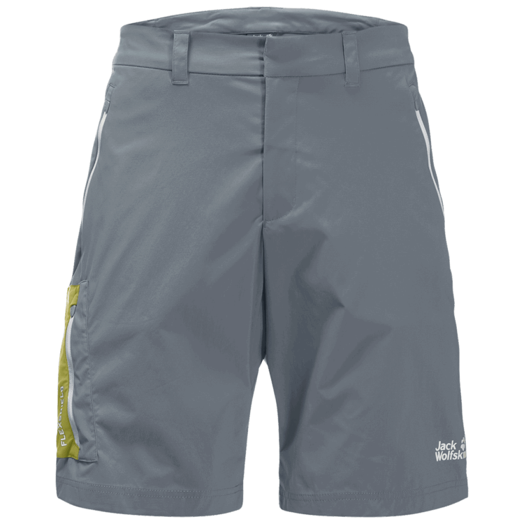 Men's Overland Shorts Storm Grey New Brand Jack Wolfskin