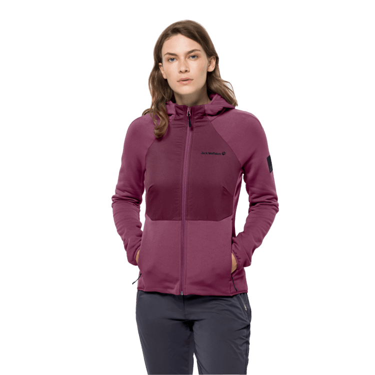 Brand Violet Quartz Brand Jack Wolfskin Women's Tasman Cloud Fleece