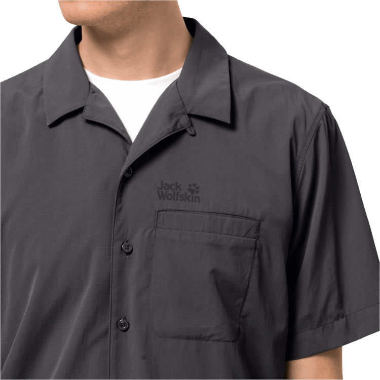 Brand Jack Wolfskin Men's Atacama Shirt Collections Asphalt