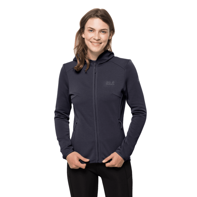Women's Turbulence Fleece Brand Jack Wolfskin Origins Graphite