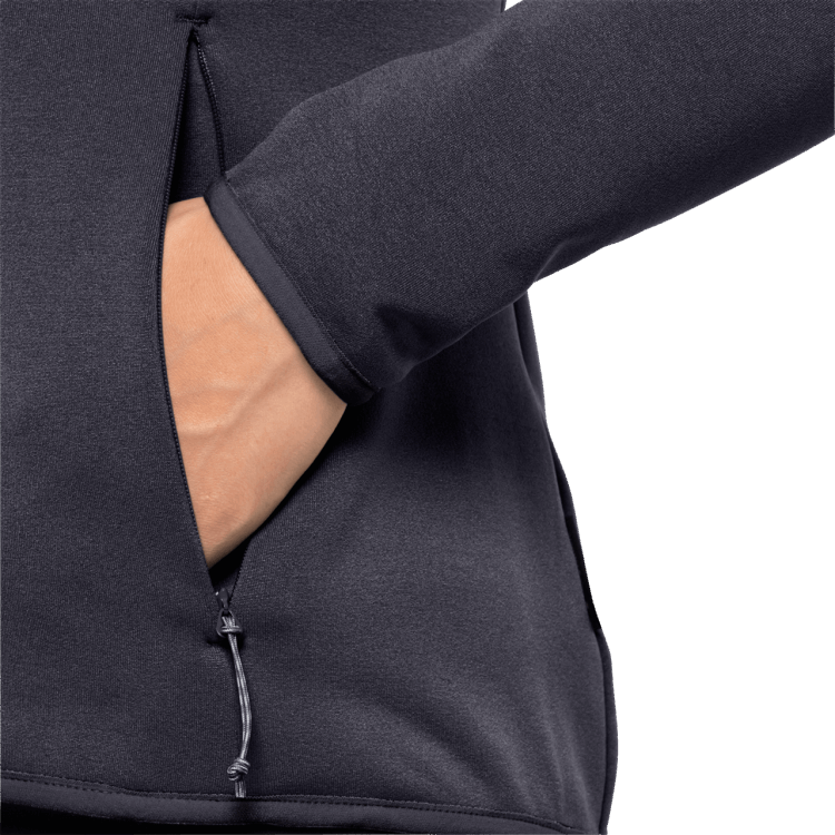 Women's Turbulence Fleece Brand Jack Wolfskin Origins Graphite