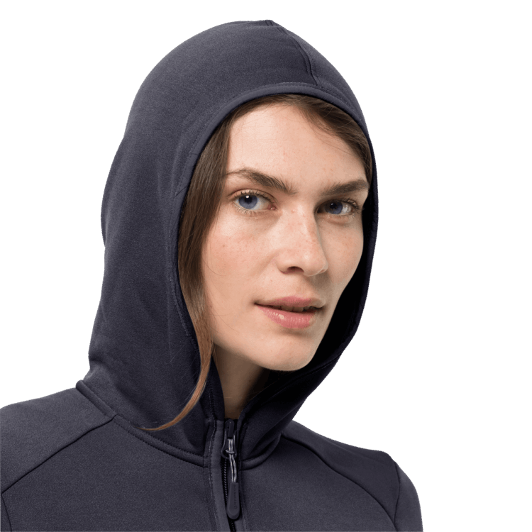 Women's Turbulence Fleece Brand Jack Wolfskin Origins Graphite