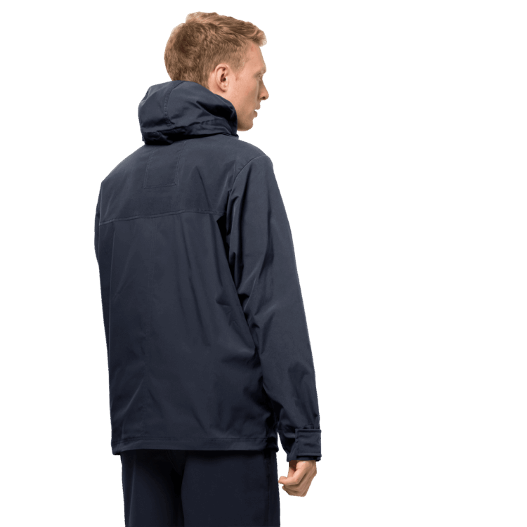 Night Blue Brand Jack Wolfskin Men's Desert Wind Jacket Collections
