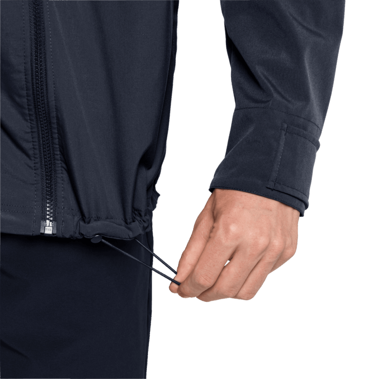 Night Blue Brand Jack Wolfskin Men's Desert Wind Jacket Collections