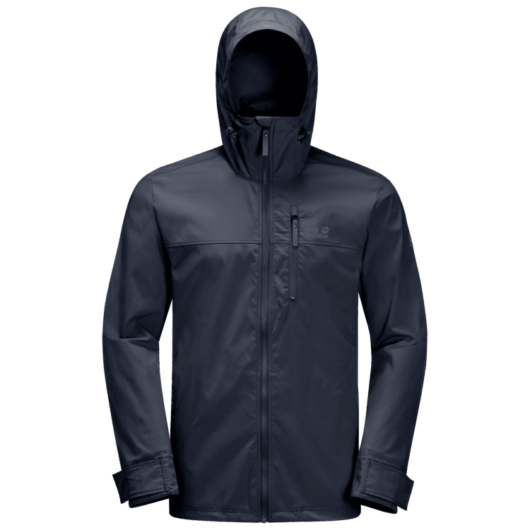 Night Blue Brand Jack Wolfskin Men's Desert Wind Jacket Collections