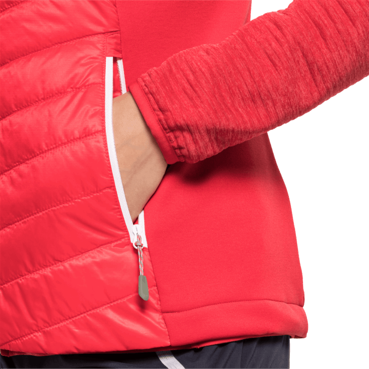 Women's Routeburn Vest Brand Jack Wolfskin Tulip Red Collection