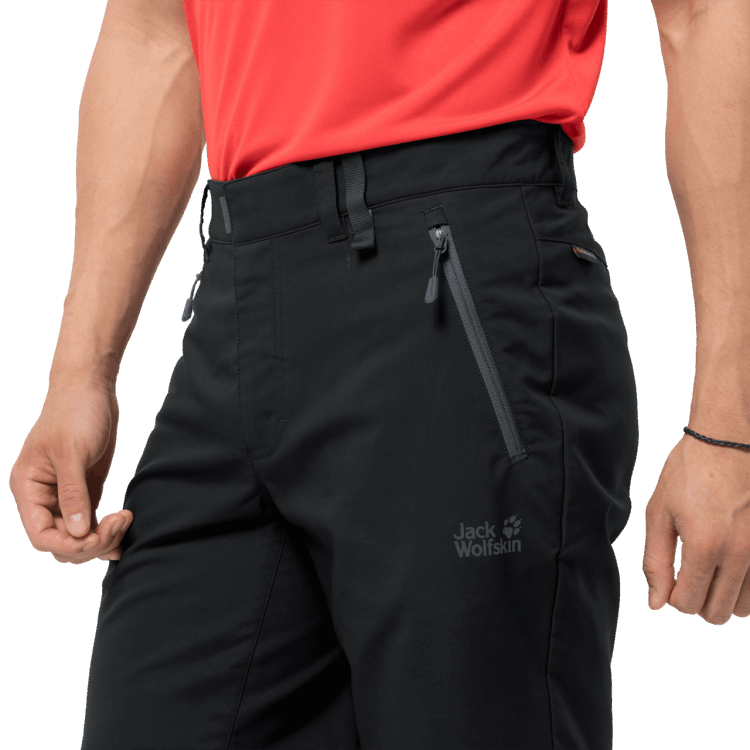 Brand Jack Wolfskin Collections Men's Active Track Shorts Black
