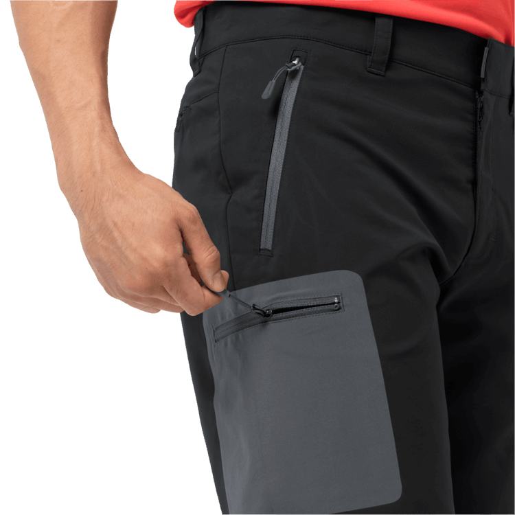 Brand Jack Wolfskin Collections Men's Active Track Shorts Black