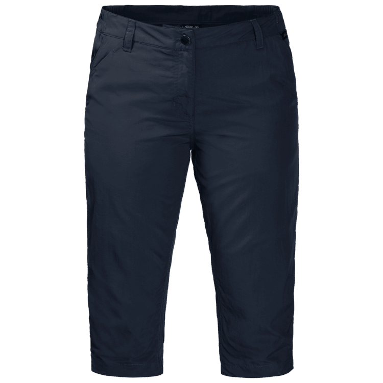 Midnight Blue Women's Kalahari 3/4 Pants Fashion Brand Jack Wolfskin